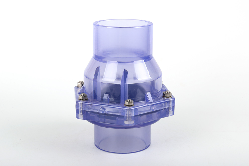 金山屯透明翻板式止回阀